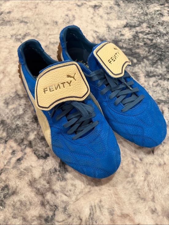 Puma Fenty Shoes - Puma FENTY Women's Athletic Sneakers in Blue and Cream